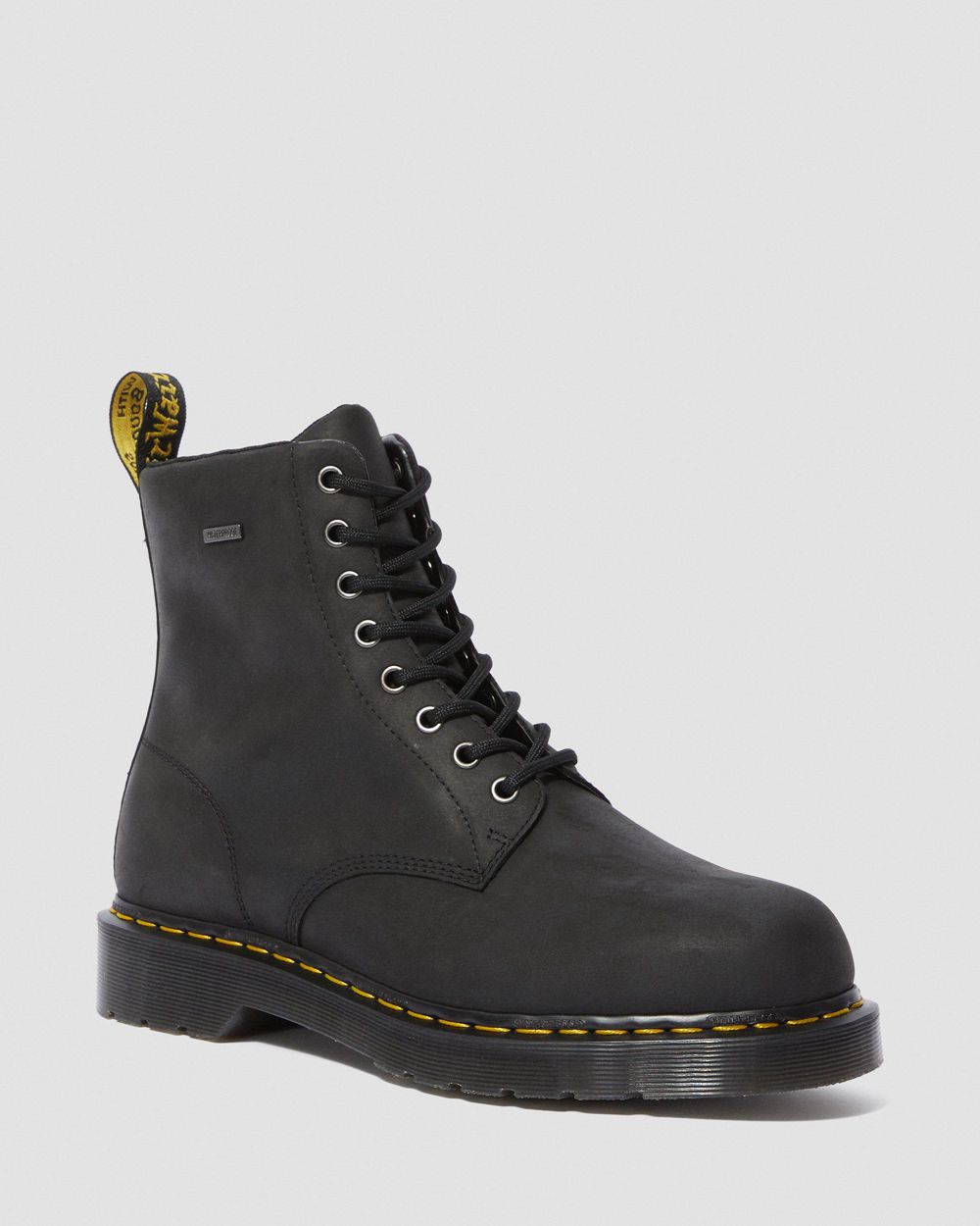 Dr Martens 1460 Waterproof Šnurovacie Topánkylar Panske ( Čierne ) SK 024-GIOBLS